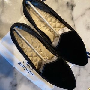 SOLD: Heron Birdies: size 10, black. Lightly worn.